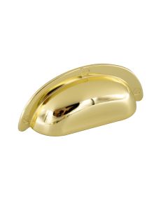 3922 Skålegreb - Poleret messing