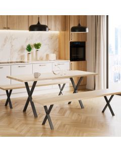 Ben X Small Møbelben - Sort - 360 x 430 mm