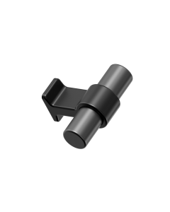 Bond Knop - Matt Sort / Gun-metal 