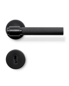 Helix 200 Dørhåndtag - Matte Sort - Skandinavisk Standard