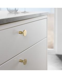 Jubilee Knop - Ubehandlede Messing