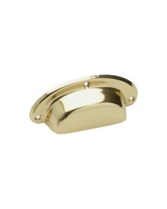 Skålegreb 1843 - Poleret Messing - Beslag Design