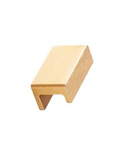 Station Knop - Børstet Messing