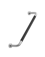 Lounge Greb - Rustfrit Stål Finish / Sort Læder - 160 mm - Furnipart