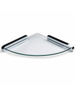 Cannes Brusehylde - Glas / Krom