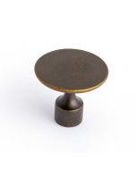 Floid Knop - Antik Messing - 35 mm