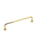 Lounge håndtag - Poleret messing - 160 mm - Furnipart