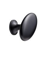 Oval Simple Knop - Matt Sort