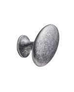 Oval Simple Knop - Antik Grå