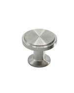 Uno Knop - Børstet Rustfrit Stål Finish - 30 mm